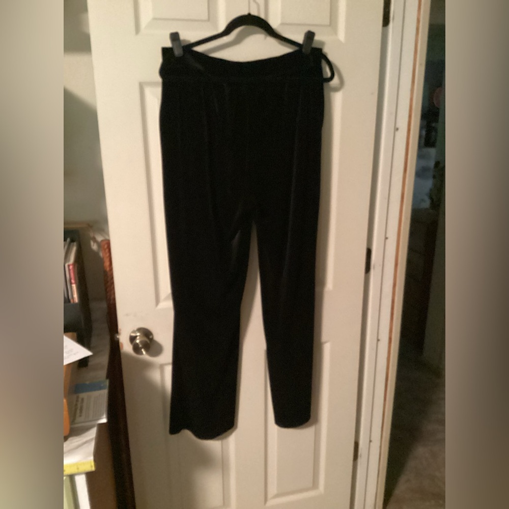 LOFT Classic Black Velvet Trousers